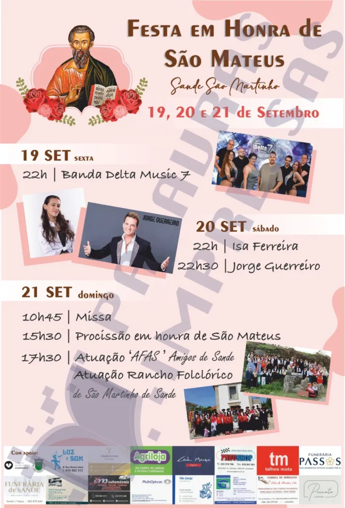 Festa de São Mateus 2025 em Sande São Martinho