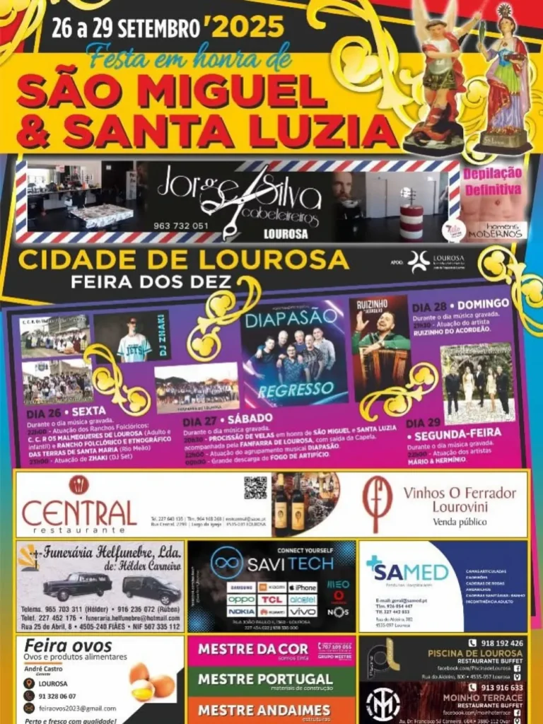 Festa de São Miguel 2025 em Lourosa