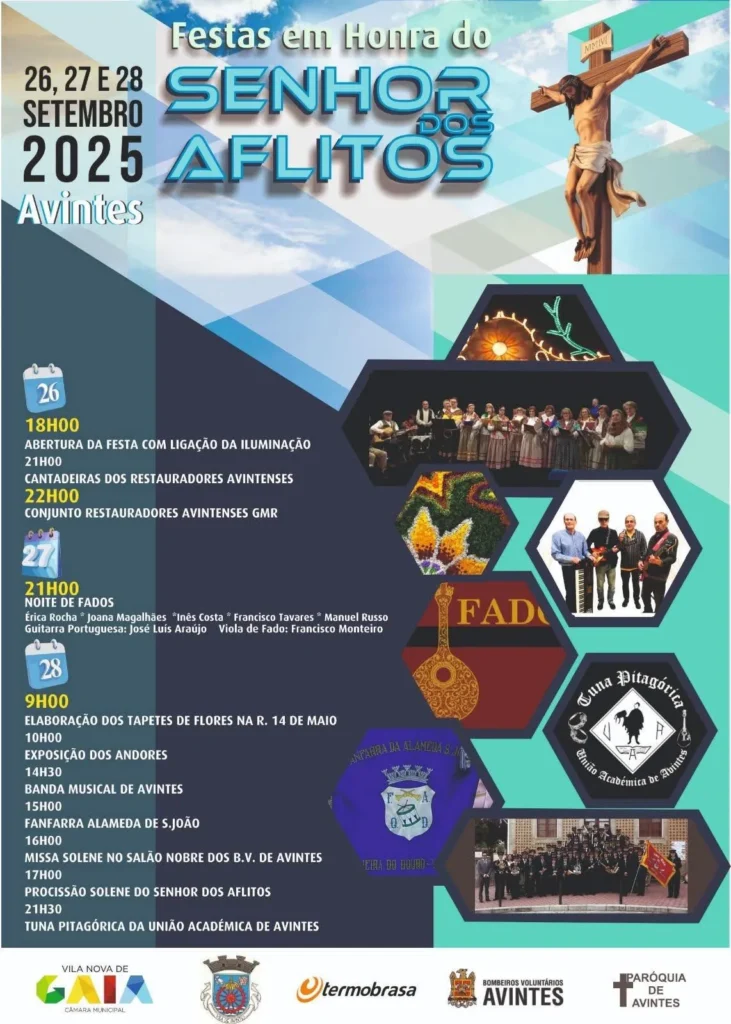 Festas do Senhor dos Aflitos 2025 em Avintes