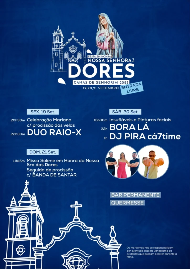 Festas da Senhora das Dores 2025 em Canas de Senhorim