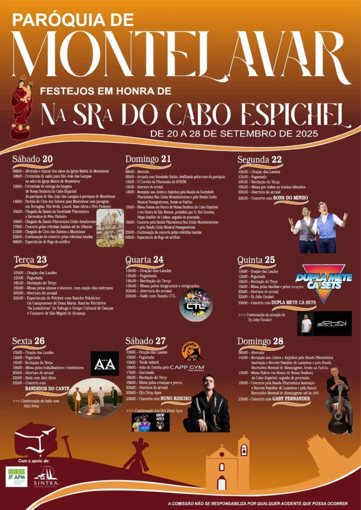 Festa da Senhora do Cabo Espichel 2025 em Montelavar