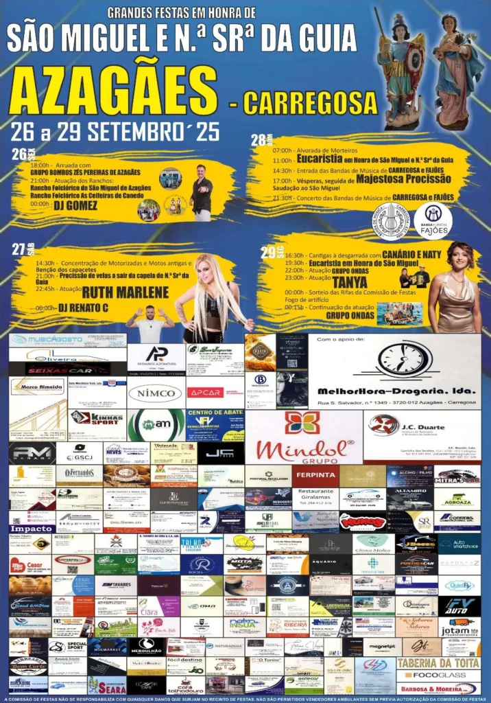 Festas de São Miguel 2025 em Azagães