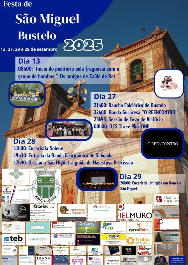 Festas de São Miguel 2025 em Bustelo