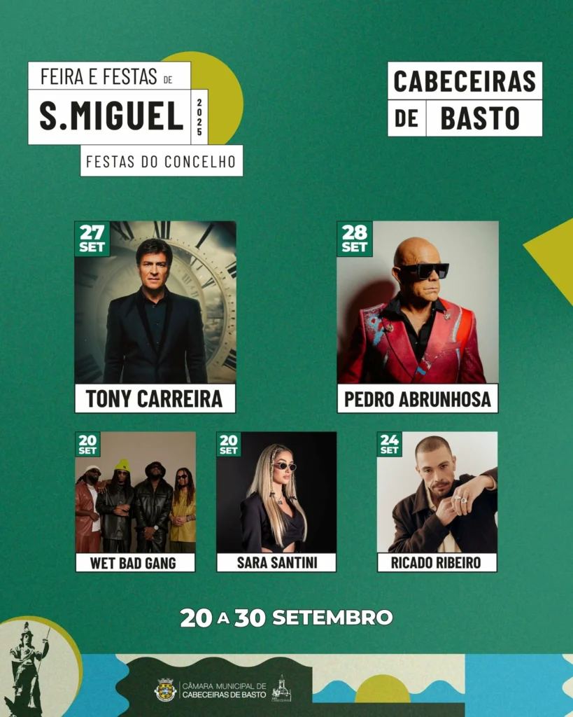 Festas de São Miguel 2025 em Cabeceiras de Basto