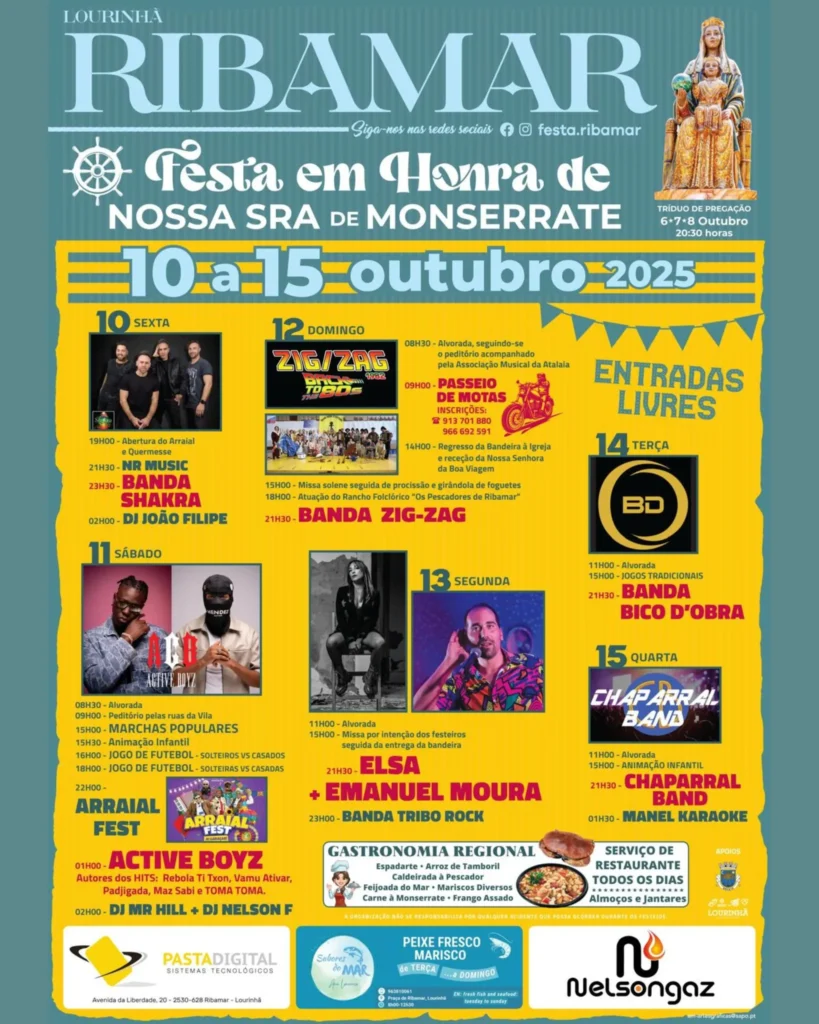 Festas da Senhora de Monserrate 2025 em Ribamar