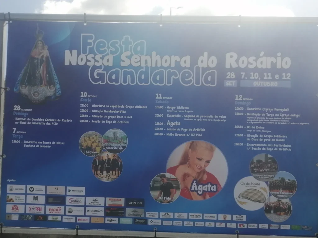 Festas da Senhora do Rosário 2025 em Gandarela