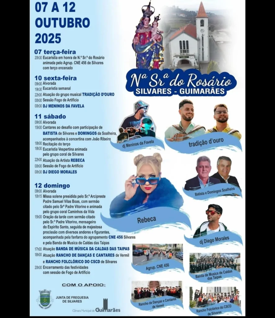 Festas da Senhora do Rosário 2025 em Silvares