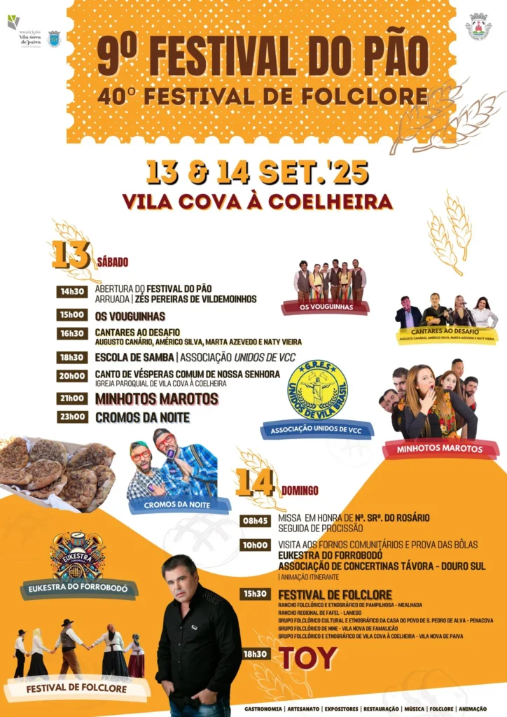 Festival do Pão 2025 em Vila Cova à Coelheira