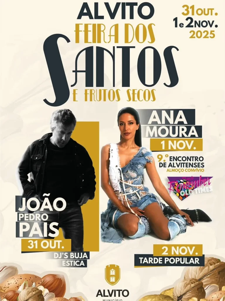 Feira dos Santos e dos Frutos Secos 2025 em Alvito