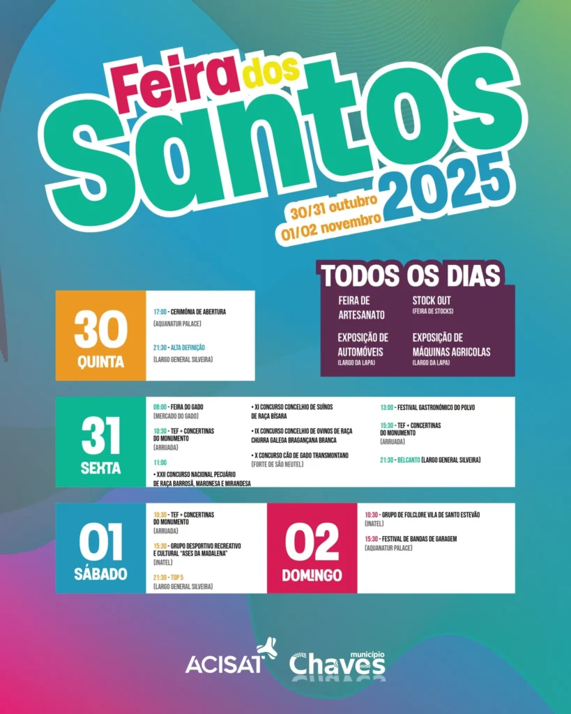 Feira dos Santos 2025 em Chaves
