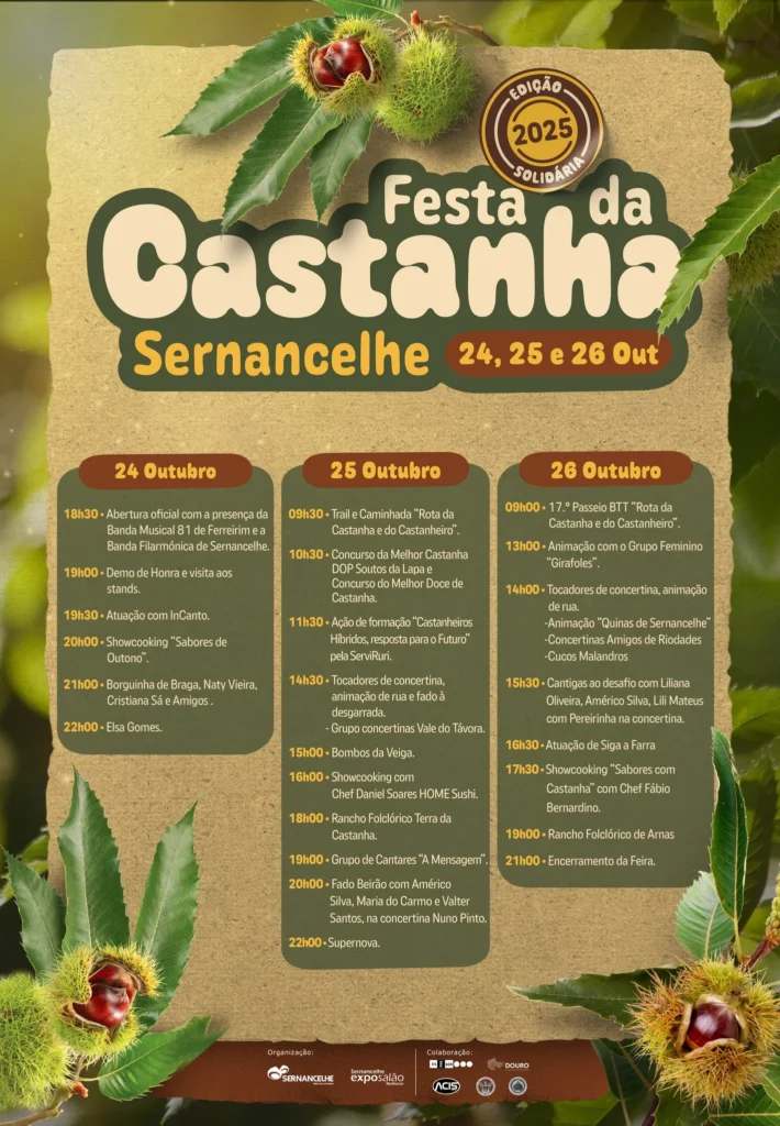 Festa da Castanha 2025 em Sernancelhe