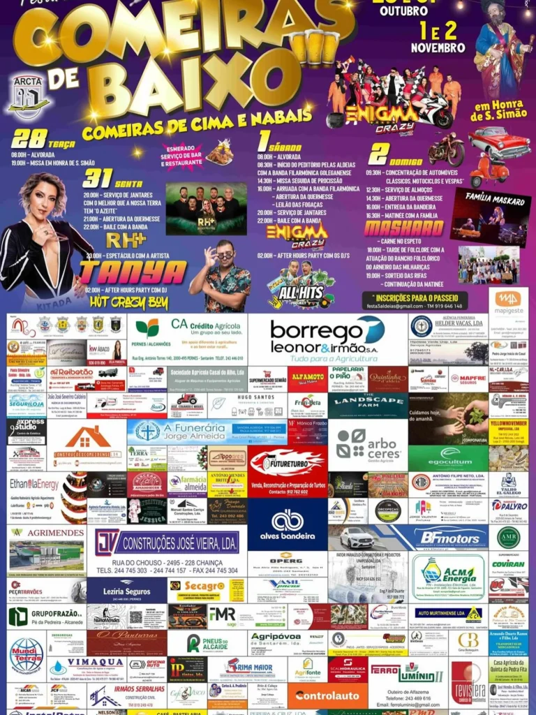 Festa de São Martinho 2025 em Comeiras de Baixo