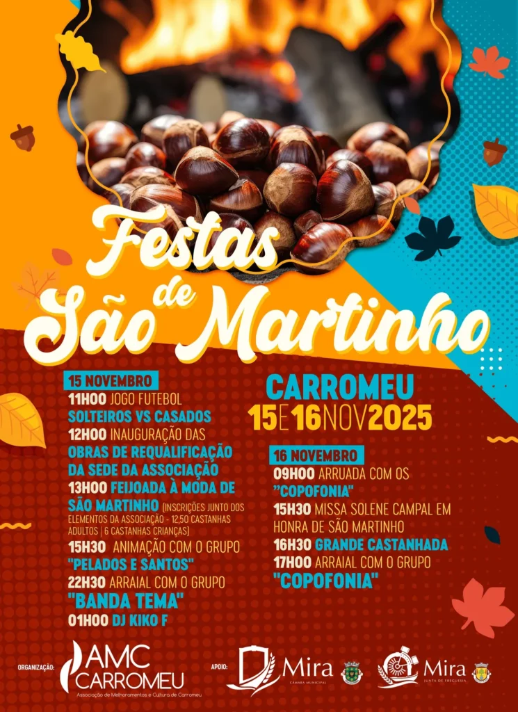 Festa de São Martinho 2025 em Carromeu