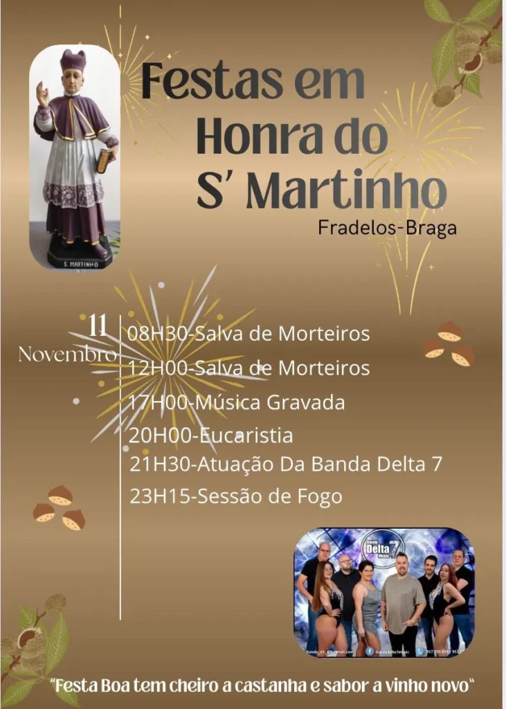 Festa de São Martinho 2025 em Fradelos