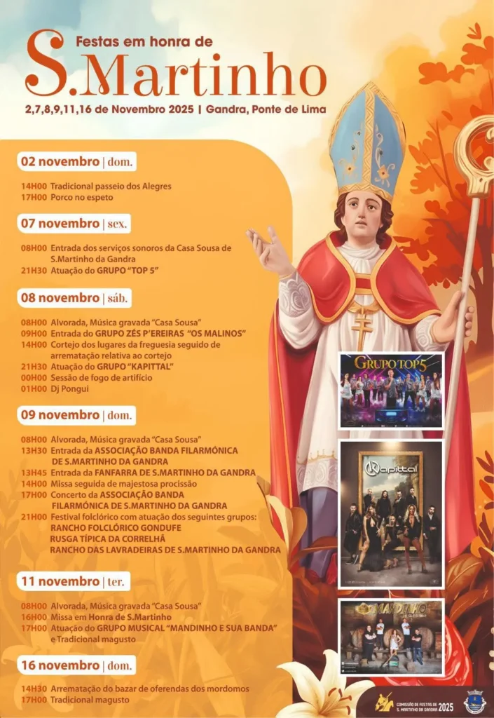 Festa de São Martinho 2025 em Gandra
