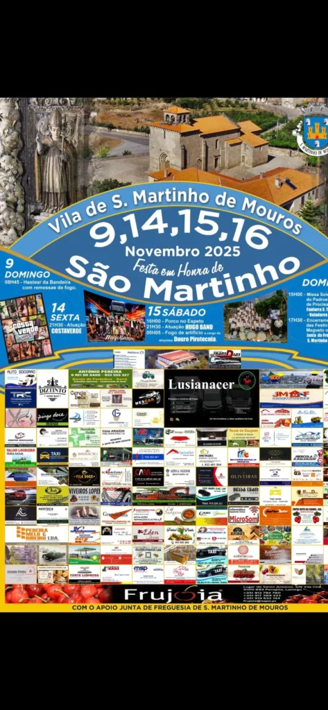 Festa de São Martinho 2025 em São Martinho dos Mouros