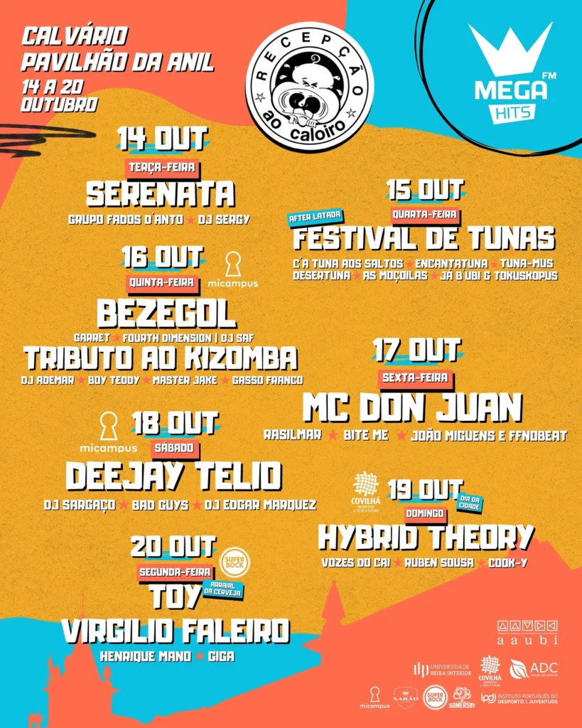 Receção do Caloiro da UBI 2025 em Covilhã