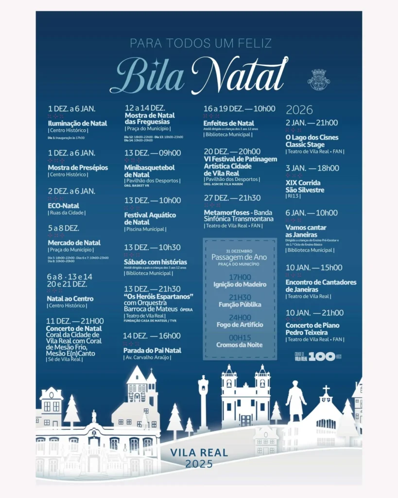Bila Natal em Vila Real 2025