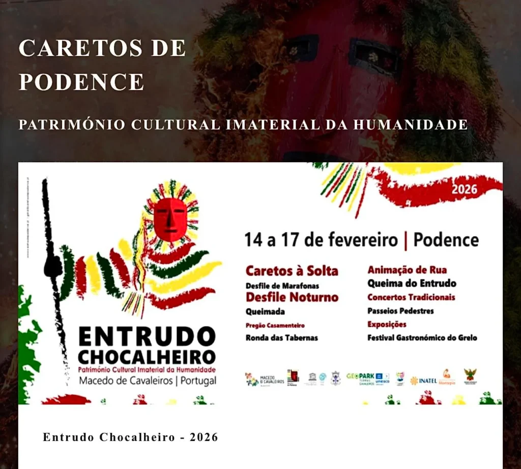 Entrudo Chocalheiro 2026 em Podence