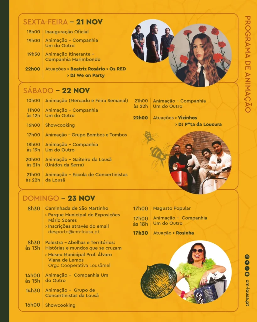 Feira do Mel e da Castanha 2025 em Lousã