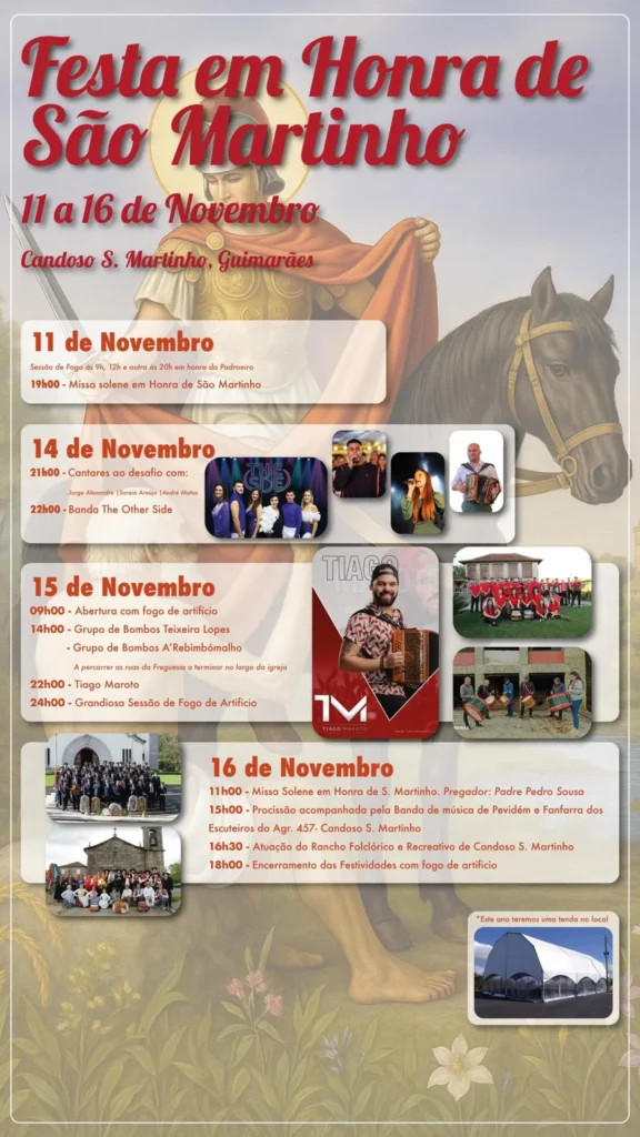 Festa de São Martinho 2025 em Candoso de São Martinho