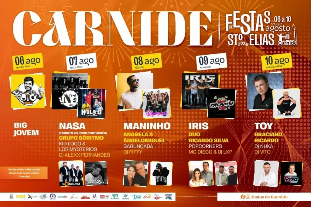 Festas de Santo Elias 2026 em Carnide