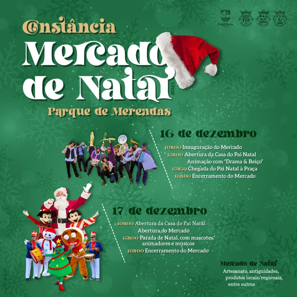 Mercado de Natal 2025 em Constância
