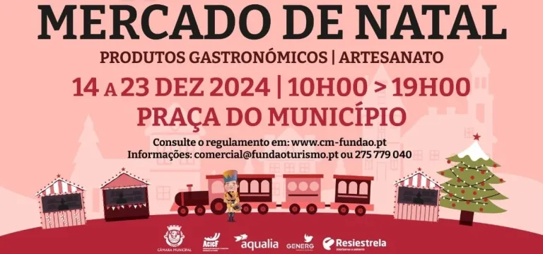 Mercado de Natal 2025 em Fundão