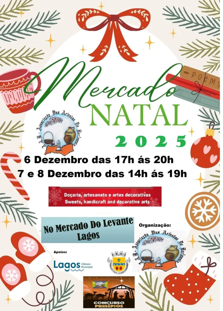 Mercado de Natal 2025 em Lagos