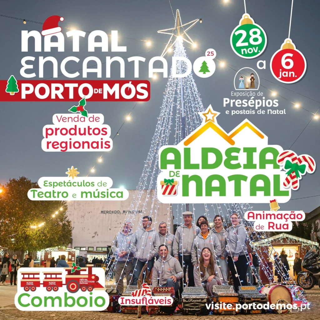 Natal Encantado 2025 em Porto de Mós