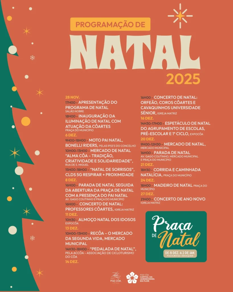 Natal em Foz Coa 2025 em Vila Nova de Foz Côa
