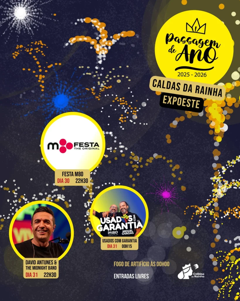 PAssagem de Ano de Caldas da Rainha 2025