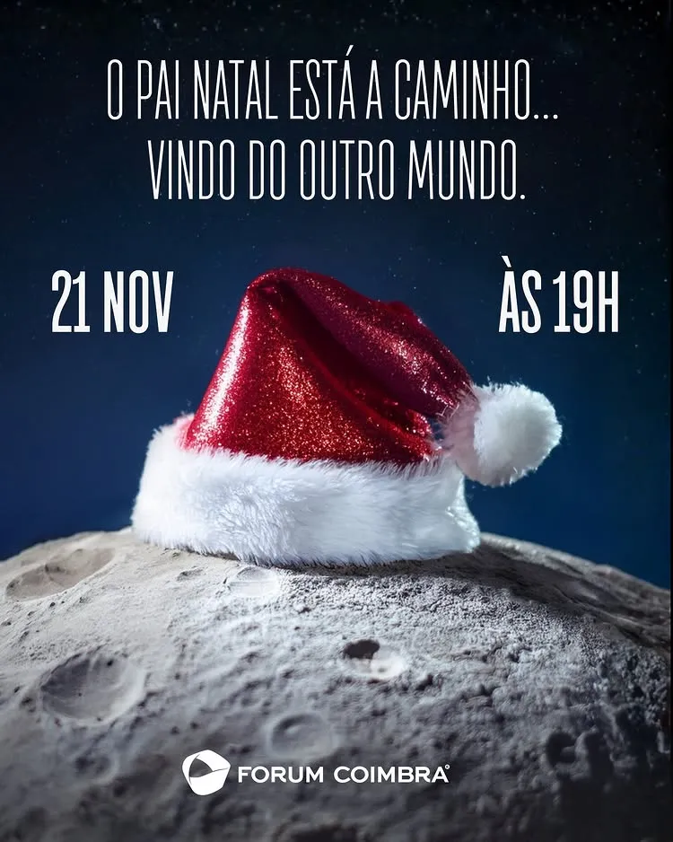 Chegada do Pai Natal no Fórum Coimbra 2025