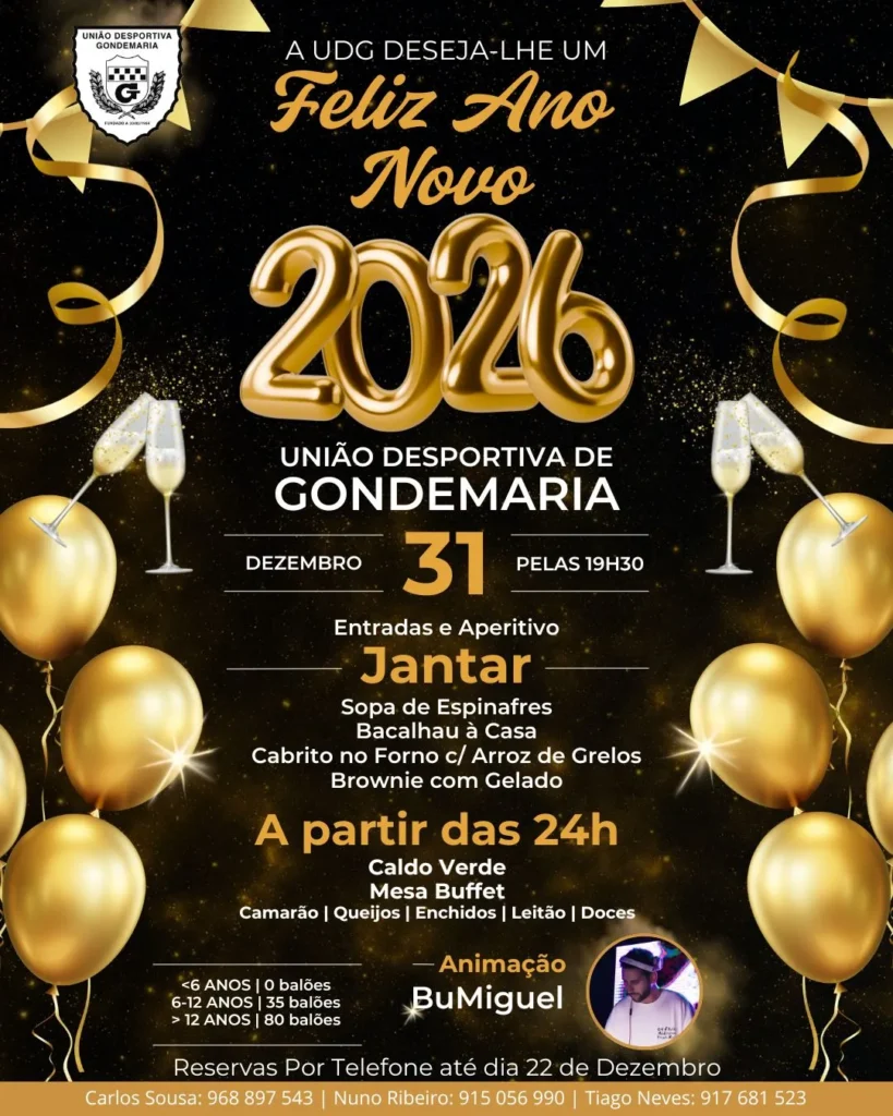 Passagem de Ano de Gondemaria 2025