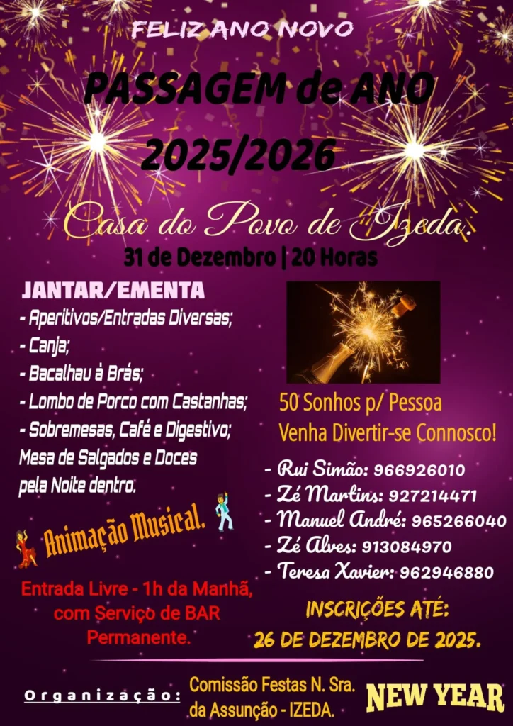 Passagem de Ano de Izeda 2025
