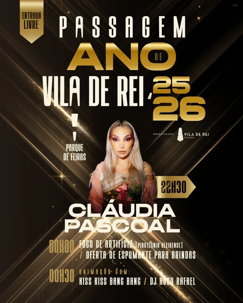 Passagem de Ano de Vila de Rei 2025