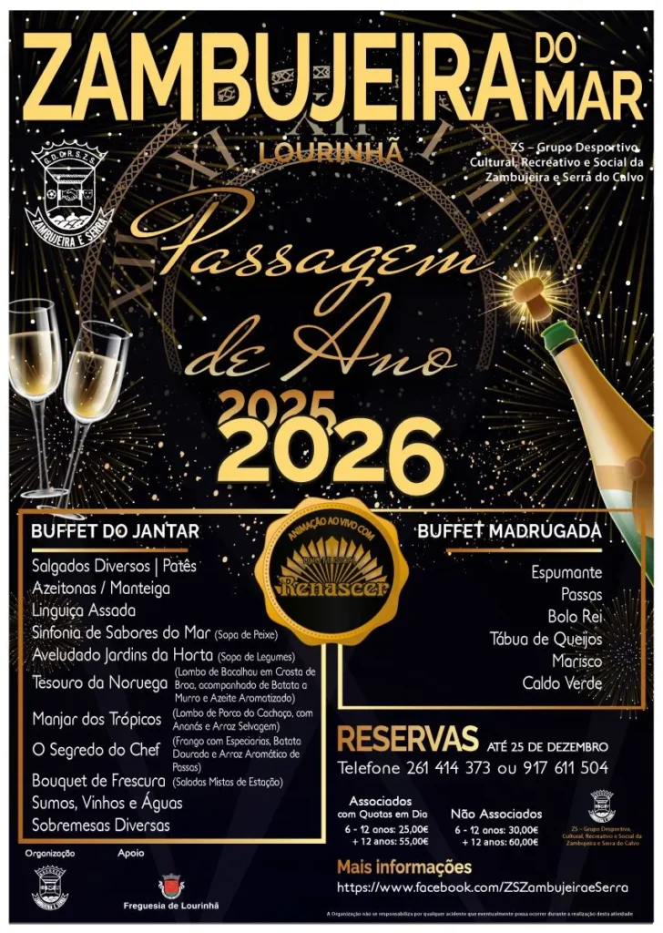 Passagem de Ano de Zambujeira do Mar 2025