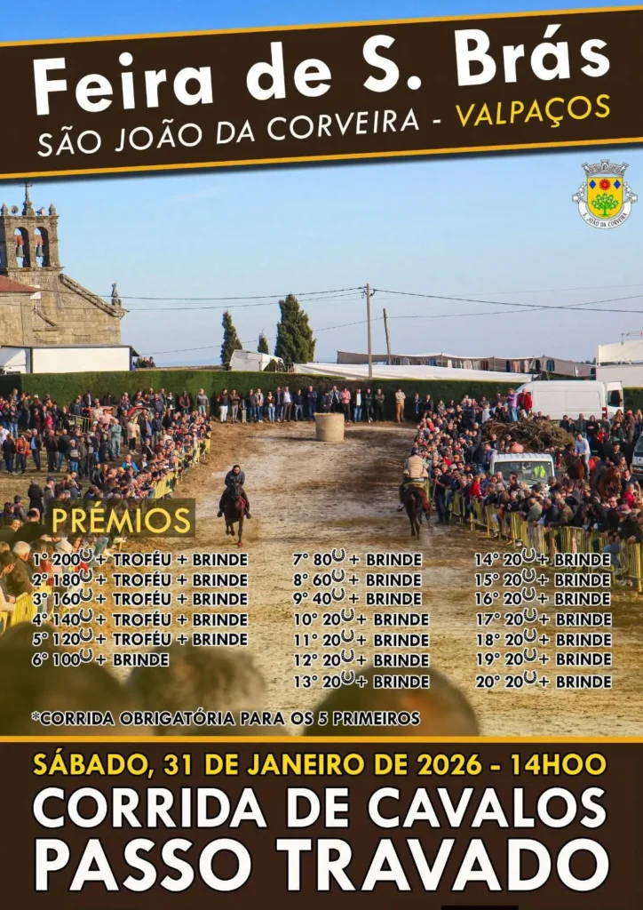 Feira de São Brás 2025 em São João da Corveira
