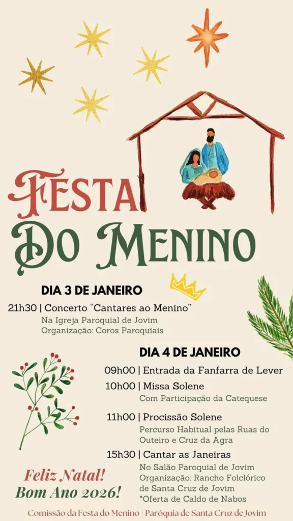 Festa do Menino 2025 em Jovim