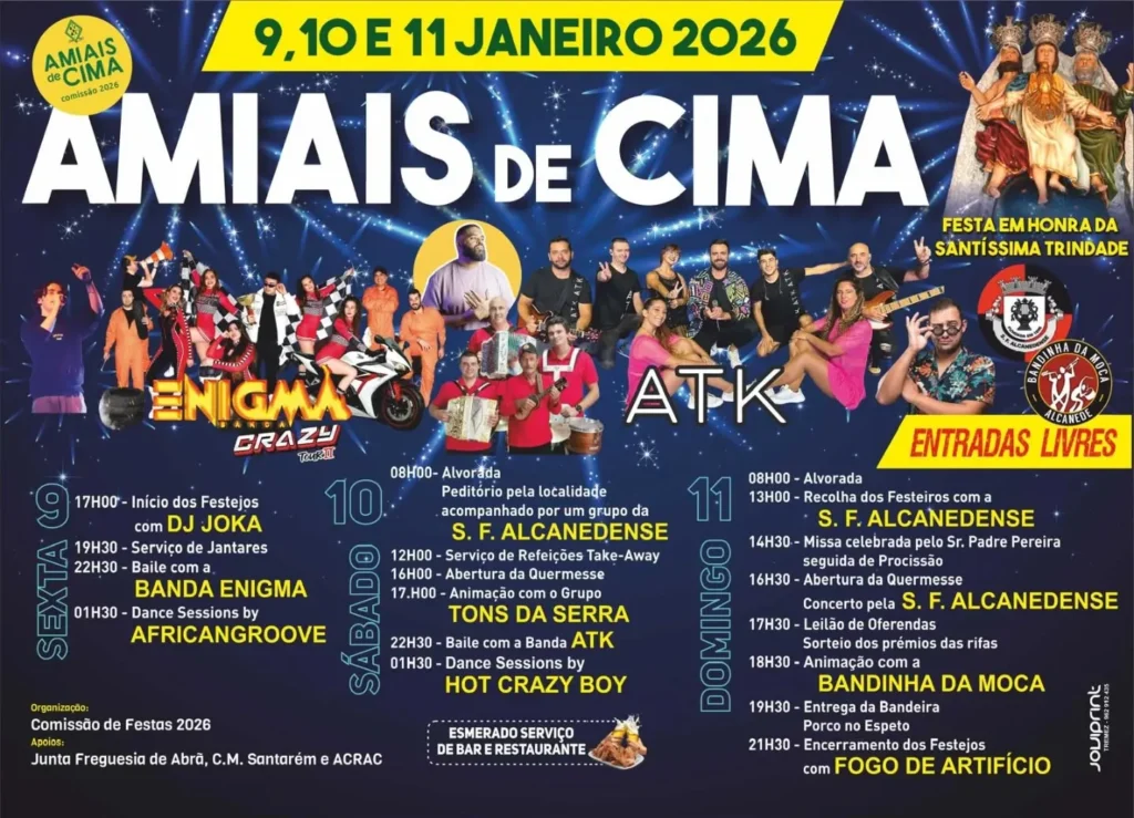 Festas de Amiais de Cima 2026