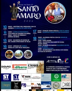 Festas de Santo Amaro 2026 em Airães
