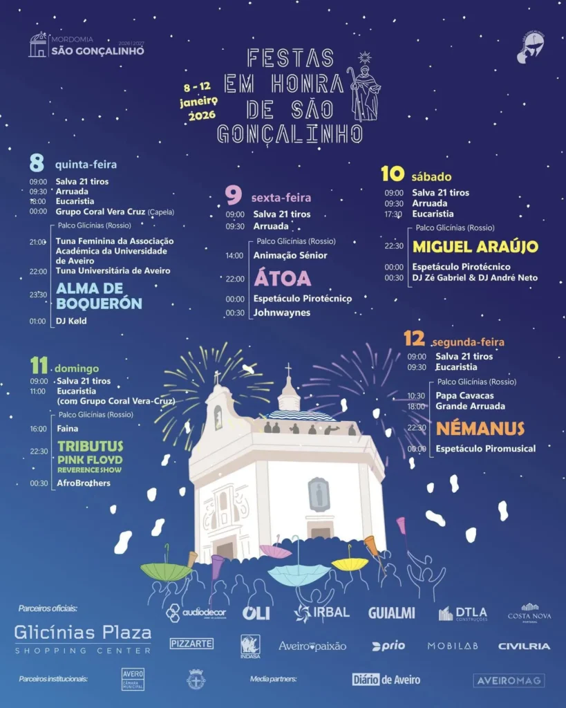 Festas de São Gonçalinho 2025 em Aveiro