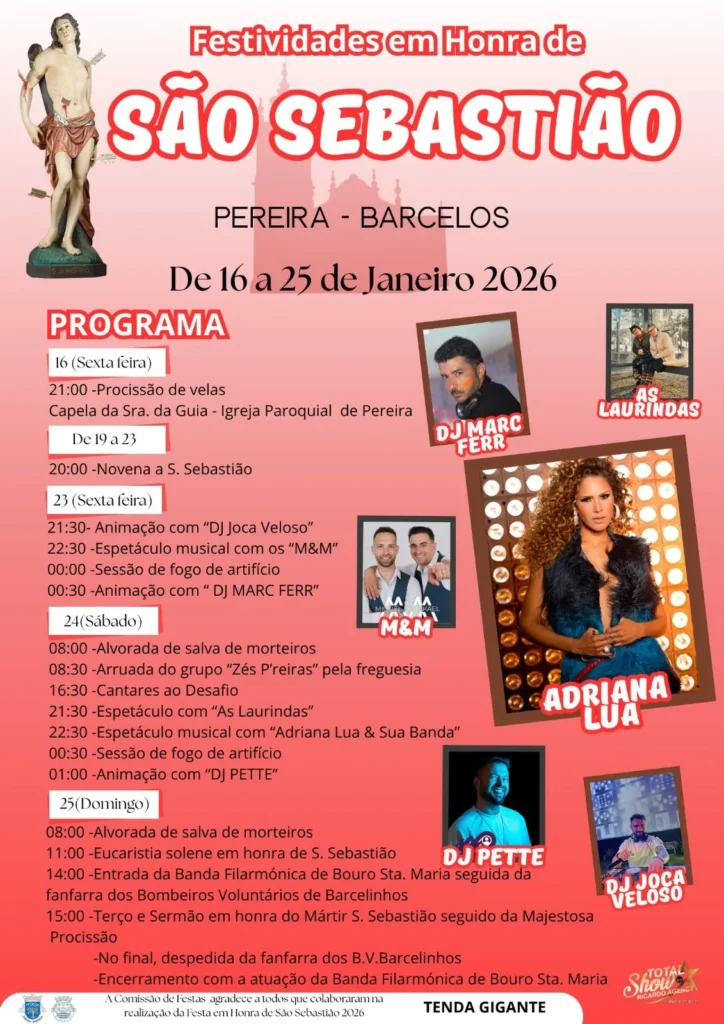 Festas de São Sebastião - Pereira, Barcelos 2025