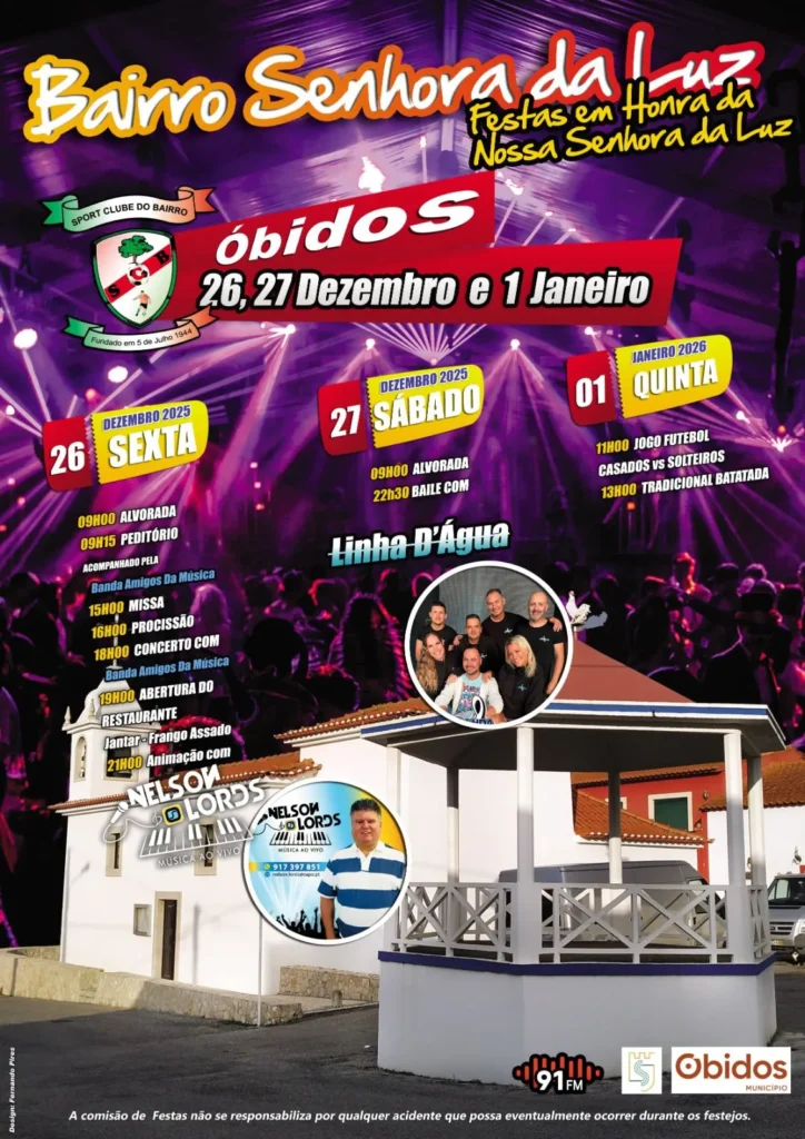 Festas da Senhora da Luz 2025 em Óbidos