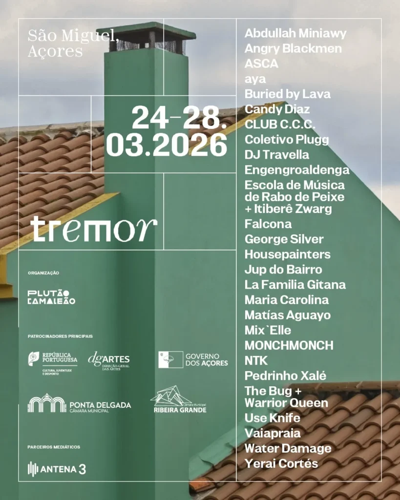 Festival Tremor 2026 em Ponta Delgada
