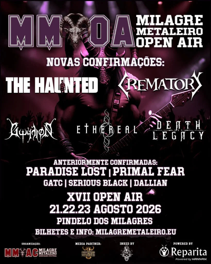 Festival Milagre Metaleiro 2026 em Pindelo dos Milagres