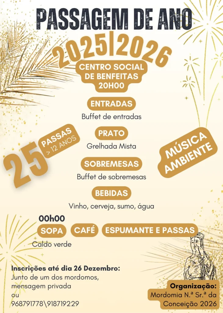 Passagem de Ano de Benfeitas 2025