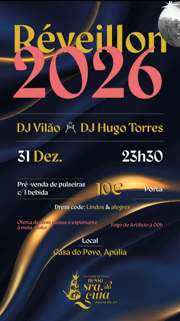 Passagem de Ano de Apúlia 2026