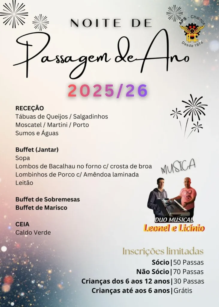 Passagem de Ano de Chainça 2025