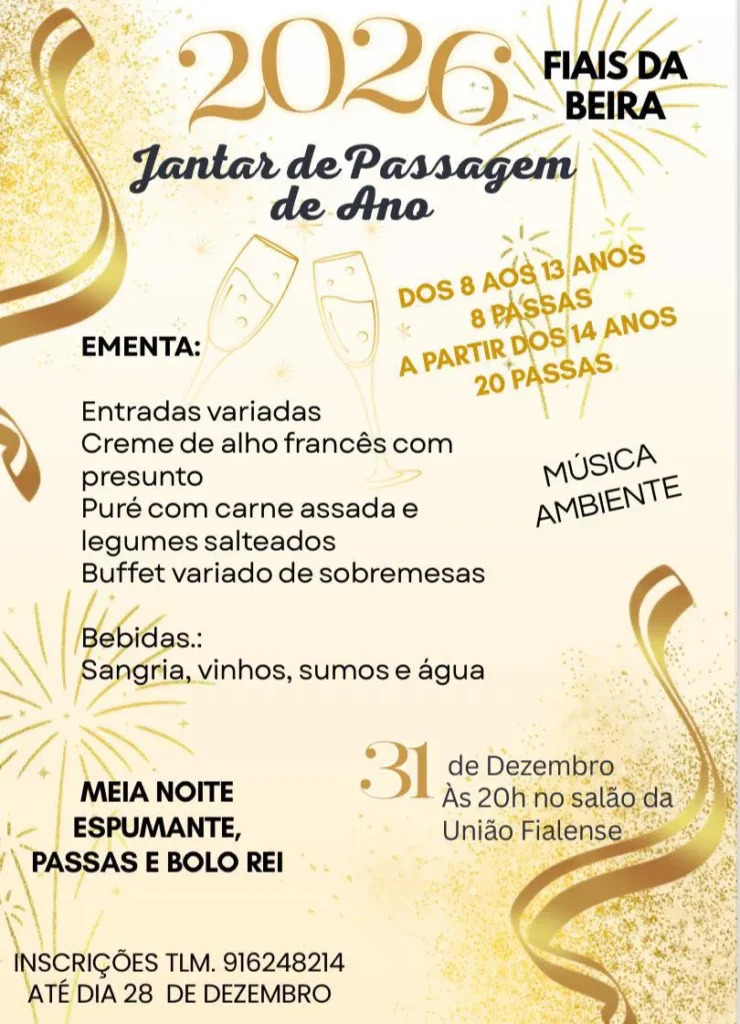 Passagem de Ano de Fiais da Beira 2025